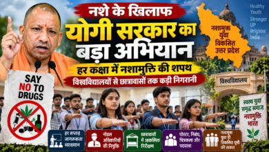 उत्तर प्रदेश में योगी सरकार उच्च शिक्षण संस्थानों को नशामुक्ति अभियान का प्रमुख केंद्र बनाएगी। विश्वविद्यालयों और महाविद्यालयों में हर कक्षा में विद्यार्थियों को नशामुक्ति की शपथ दिलाई जाएगी। हर सप्ताह नशे के दुष्प्रभावों पर जागरूकता व्याख्यान, नोडल अधिकारियों की नियुक्ति और छात्रावासों में आकस्मिक निरीक्षण होंगे। पोस्टर, निबंध, चित्रकला, पदयात्रा और विशेषज्ञों के व्याख्यान के जरिए विद्यार्थियों की भागीदारी बढ़ाई जाएगी। सरकार का लक्ष्य युवाओं में नशामुक्त जीवन को अभियान नहीं, बल्कि संस्कार के रूप में विकसित करना है।