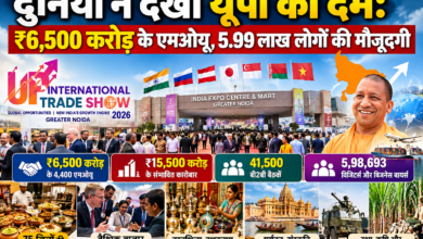 उत्तर प्रदेश इंटरनेशनल ट्रेड शो (UPITS) 2026 का चौथा संस्करण ग्रेटर नोएडा में रिकॉर्ड कारोबारी उपलब्धियों के साथ संपन्न हुआ। पांच दिवसीय आयोजन में करीब ₹6,500 करोड़ मूल्य के 4,400 एमओयू पर हस्ताक्षर हुए, जबकि ₹15,500 करोड़ के संभावित कारोबार का अनुमान सामने आया। FIEO के आंकड़ों के अनुसार 41,500 B2B बैठकें हुईं और 5,98,693 विजिटर्स एवं बिजनेस बायर्स पहुंचे। छह पार्टनर देशों की भागीदारी से उत्तर प्रदेश के उद्योग, एमएसएमई और निर्यातकों को अंतरराष्ट्रीय बाजार से जुड़ने का अवसर मिला। One District One Cuisine के जरिए 75 जिलों की पाक विरासत को वैश्विक मंच मिला। सिंगारी इंडस्ट्रीज ने 15 देशों के साथ ₹201 करोड़ से अधिक के एमओयू किए, जबकि अमरोहा के शहद और मिलेट्स कुकीज को विदेशी खरीदारों से ऑर्डर मिले। पर्यटन पवेलियन में करीब साढ़े पांच लाख आगंतुक पहुंचे। यूपी पुलिस और यूपीएसडीएम के स्टॉल को भी पुरस्कार मिले। रक्षा विनिर्माण, गन्ने की नई किस्मों, वन संपदा, कौशल विकास, संस्कृति और युवा सहभागिता ने UPITS 2026 को बहुआयामी कारोबारी एवं सांस्कृतिक मंच बनाया।