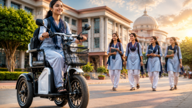 योगी सरकार ने दिव्यांग छात्राओं की शिक्षा और आवागमन को सुगम बनाने के लिए बैटरी चालित ई-ट्राइसाइकिल वितरण योजना का विस्तार किया है। वित्तीय वर्ष 2026-27 में 40 प्रतिशत या अधिक दिव्यांगता वाली, 16 वर्ष या उससे अधिक आयु की पात्र अध्ययनरत छात्राओं को निशुल्क ई-ट्राइसाइकिल दी जाएगी। प्रदेश की सभी 403 विधानसभा सीटों से 20-20 छात्राओं का चयन कर कुल 8,060 ई-ट्राइसाइकिल वितरित करने का लक्ष्य है।