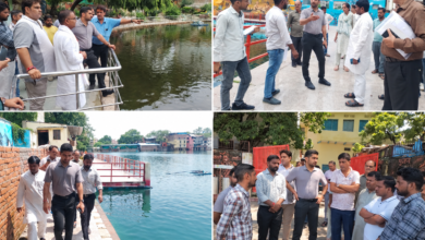 वाराणसी के पौराणिक जलस्रोतों, कुंडों और तालाबों के संरक्षण को लेकर नगर निगम ने अभियान तेज कर दिया है। नगर आयुक्त हिमांशु नागपाल ने पिशाचमोचन कुंड, पितरकुंडा तालाब और राम कुंड का निरीक्षण किया। पिशाचमोचन में CCTV, प्रकाश व्यवस्था और ओपन जिम, जबकि राम कुंड व पितरकुंडा में दीवार, रेलिंग, गेट, पेंटिंग और सफाई व्यवस्था सुधारने के निर्देश दिए गए।