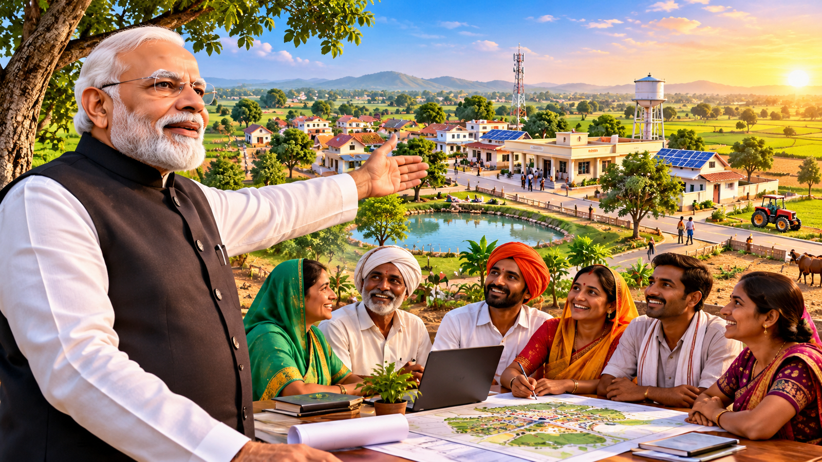 केंद्रीय मंत्रिमंडल ने प्रधानमंत्री नरेंद्र मोदी की अध्यक्षता में प्रधानमंत्री विकसित ग्राम स्वराज योजना (PM VGSY) को मंजूरी दी है। वर्ष 2026-27 से 2030-31 तक लागू होने वाली इस योजना पर 7,395.55 करोड़ रुपये खर्च किए जाएंगे। इसका उद्देश्य देशभर की 2.55 लाख से अधिक पंचायतों में सुशासन, डिजिटल पारदर्शिता, वित्तीय जवाबदेही और ग्रामीण विकास को बढ़ावा देना है। योजना के तहत करीब 32 लाख निर्वाचित प्रतिनिधियों की क्षमता बढ़ाने, ग्राम पंचायत विकास योजनाएं तैयार करने और ऑनलाइन ऑडिट व्यवस्था मजबूत करने पर जोर दिया जाएगा।