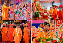 गोरखपुर में विजयादशमी के अवसर पर मुख्यमंत्री योगी आदित्यनाथ ने सामाजिक एकता, सनातन संस्कृति और राष्ट्रहित का संदेश दिया। उन्होंने जाति, क्षेत्र और भाषा के नाम पर समाज को बांटने वालों के प्रति आगाह करते हुए दुष्प्रचार, भ्रष्टाचार और नशे के खिलाफ एकजुट होने की अपील की। मुख्यमंत्री ने रामलीलाओं को सामाजिक समरसता का प्रतीक बताया और परिवारों से सांस्कृतिक विरासत से जुड़ने का आह्वान किया। उन्होंने जनकल्याणकारी योजनाओं और रामराज्य की अवधारणा पर भी अपने विचार रखे।