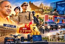 उत्तर प्रदेश में योगी सरकार ने पुलिस बल के सुदृढ़ीकरण के लिए बजट, भर्ती और आधुनिक संसाधनों पर विशेष जोर दिया है। पुलिस विभाग का बजट 2017-18 के ₹16,280.05 करोड़ से बढ़कर 2026-27 में ₹43,891.36 करोड़ हो गया है। वर्ष 2017 से अब तक 2,26,258 भर्तियां की गई हैं, जबकि 35,971 पदों पर भर्ती प्रक्रिया जारी है। प्रदेश में नए थानों, साइबर अपराध इकाइयों, महिला सुरक्षा केंद्रों और पुलिस भवनों के विस्तार से कानून-व्यवस्था मजबूत करने के प्रयास किए जा रहे हैं।