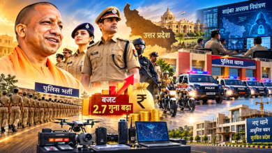 उत्तर प्रदेश में योगी सरकार ने पुलिस बल के सुदृढ़ीकरण के लिए बजट, भर्ती और आधुनिक संसाधनों पर विशेष जोर दिया है। पुलिस विभाग का बजट 2017-18 के ₹16,280.05 करोड़ से बढ़कर 2026-27 में ₹43,891.36 करोड़ हो गया है। वर्ष 2017 से अब तक 2,26,258 भर्तियां की गई हैं, जबकि 35,971 पदों पर भर्ती प्रक्रिया जारी है। प्रदेश में नए थानों, साइबर अपराध इकाइयों, महिला सुरक्षा केंद्रों और पुलिस भवनों के विस्तार से कानून-व्यवस्था मजबूत करने के प्रयास किए जा रहे हैं।