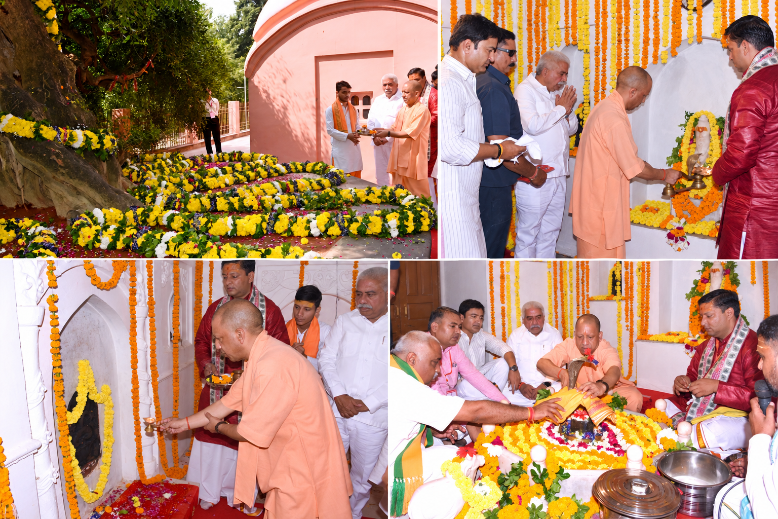 महर्षि वाल्मीकि जयंती पर मुख्यमंत्री योगी आदित्यनाथ ने कानपुर के बिठूर स्थित महर्षि वाल्मीकि आश्रम में पूजा-अर्चना की। उन्होंने प्राचीन शिवलिंग, सीता कुटिया और पीलू के वृक्ष के दर्शन किए। गुरुकुल के बटुकों ने वैदिक मंत्रोच्चार से स्वागत किया। इसके बाद मुख्यमंत्री नानाराव पेशवा पार्क पहुंचे, जहां उन्होंने जनसभा में क्षेत्र के विकास कार्यों का लोकार्पण और शिलान्यास किया।