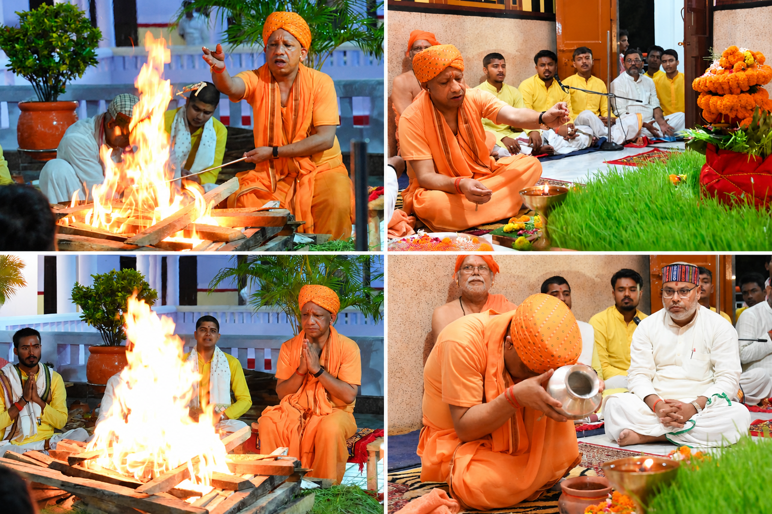 गोरखपुर के गोरखनाथ मंदिर में शारदीय नवरात्र की महाष्टमी पर मुख्यमंत्री योगी आदित्यनाथ ने वैदिक मंत्रोच्चार के बीच महानिशा पूजन और हवन किया। उन्होंने मां महागौरी की आराधना कर प्रदेशवासियों के सुख-समृद्धि की कामना की। 19 अक्टूबर को महानवमी पर कन्या पूजन और 20 अक्टूबर को विजयादशमी पर गुरु गोरखनाथ का विशेष पूजन, भव्य शोभायात्रा, रामलीला में श्रीराम का राजतिलक तथा सर्वसमाज के लिए पारंपरिक प्रसाद भोज आयोजित होगा। गोरक्षपीठ में सनातन परंपराओं का भव्य स्वरूप देखने को मिलेगा।